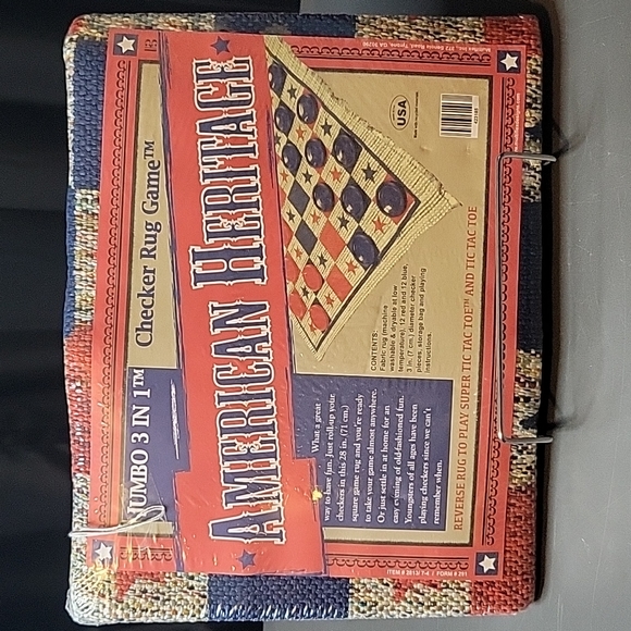 Checker Rug Game - Picture 1 of 2